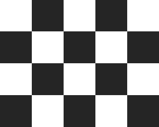 Padrão quadriculado preto e branco semelhante a um tabuleiro de xadrez, usado como ilustração do exercício da parede