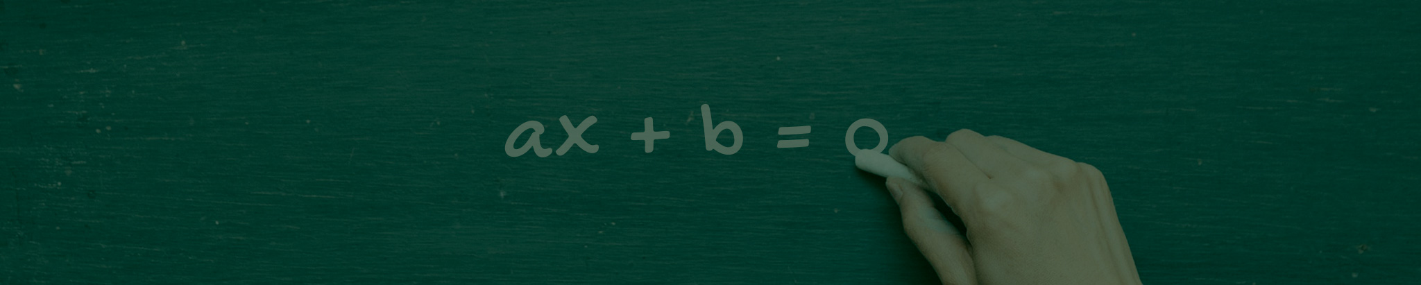 EQUAÇÃO DO PRIMEIRO GRAU