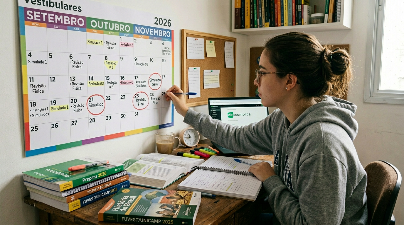 Calendário de vestibulares 2026: veja datas e prazos principais