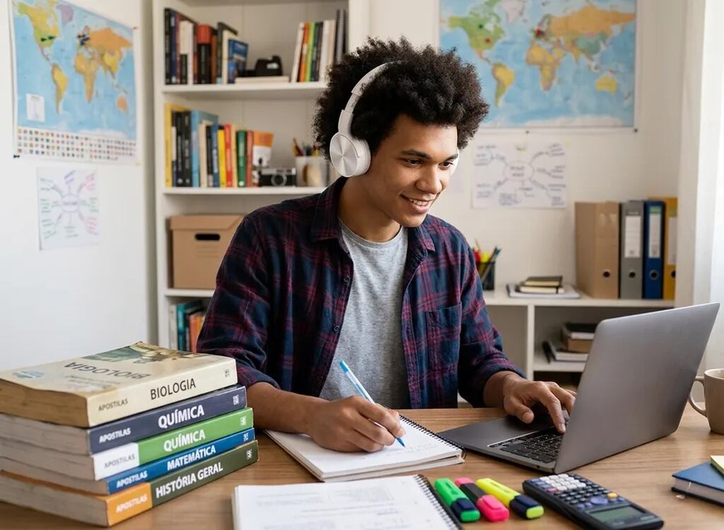 Estudar para o ENEM grátis: comece do zero e evolua até a prova