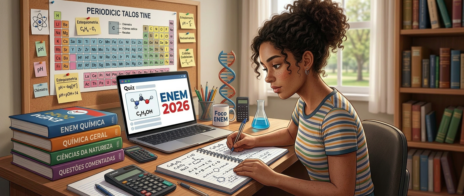 Questões de Química Enem: exercícios resolvidos e comentados