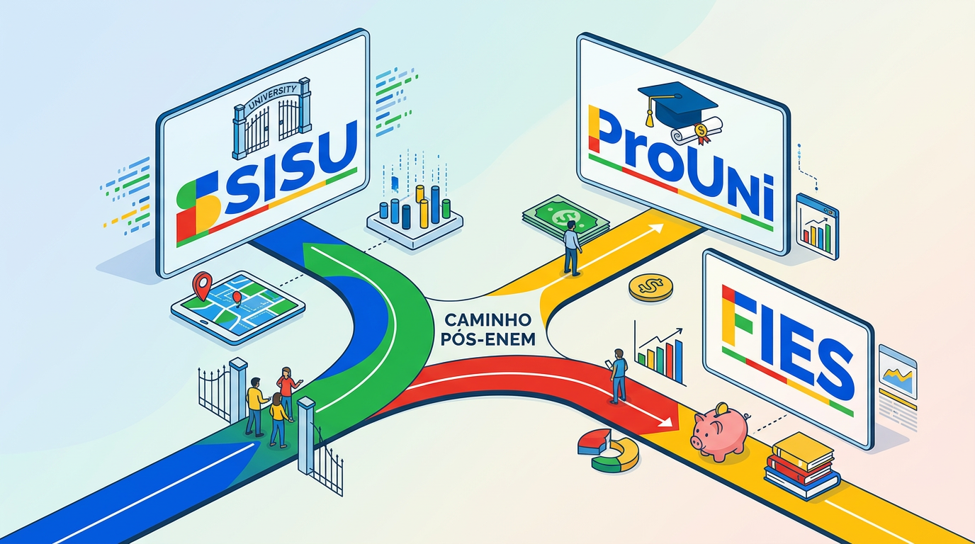 Diferenças entre SISU, ProUni e FIES – para Enem e vestibulares