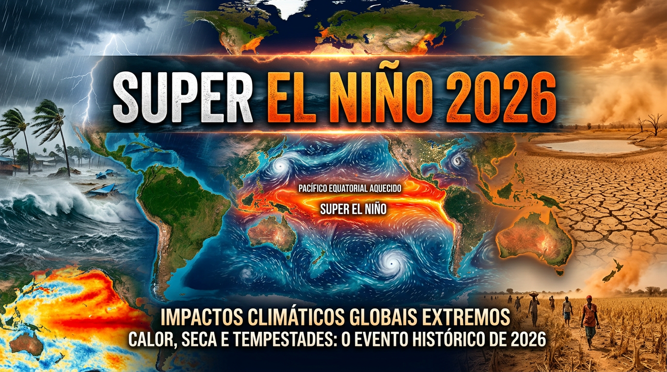Super El Niño 2026: o que é, quais os impactos no Brasil e como pode cair no Enem