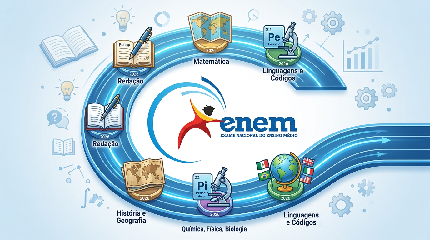 Reta final do Enem 2026: em que focar os estudos nas últimas semanas