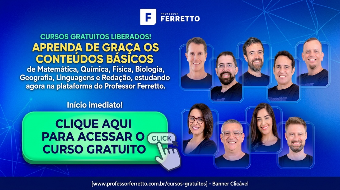 Página de acesso aos cursos gratuitos do Professor Ferretto